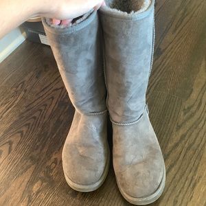 Ugg Tall Grey Boots Size 11